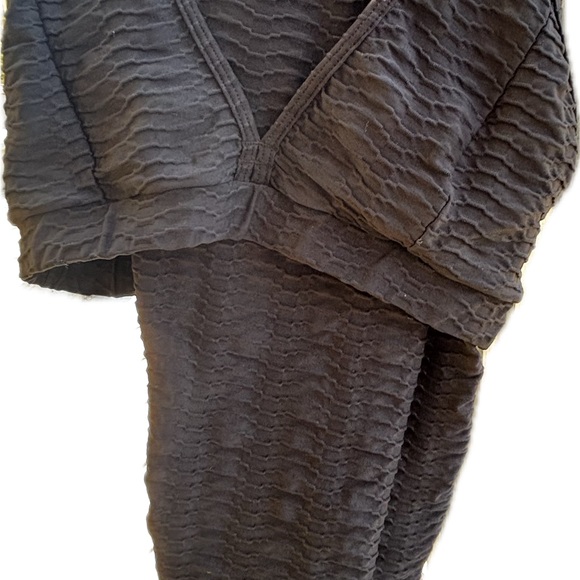Booty by Brabants Textured Black Leggings Set - Picture 1 of 4